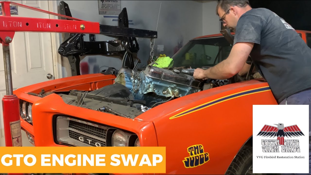 Engine swap GTO 455, engine for 1968 Firebird great pumpkin project