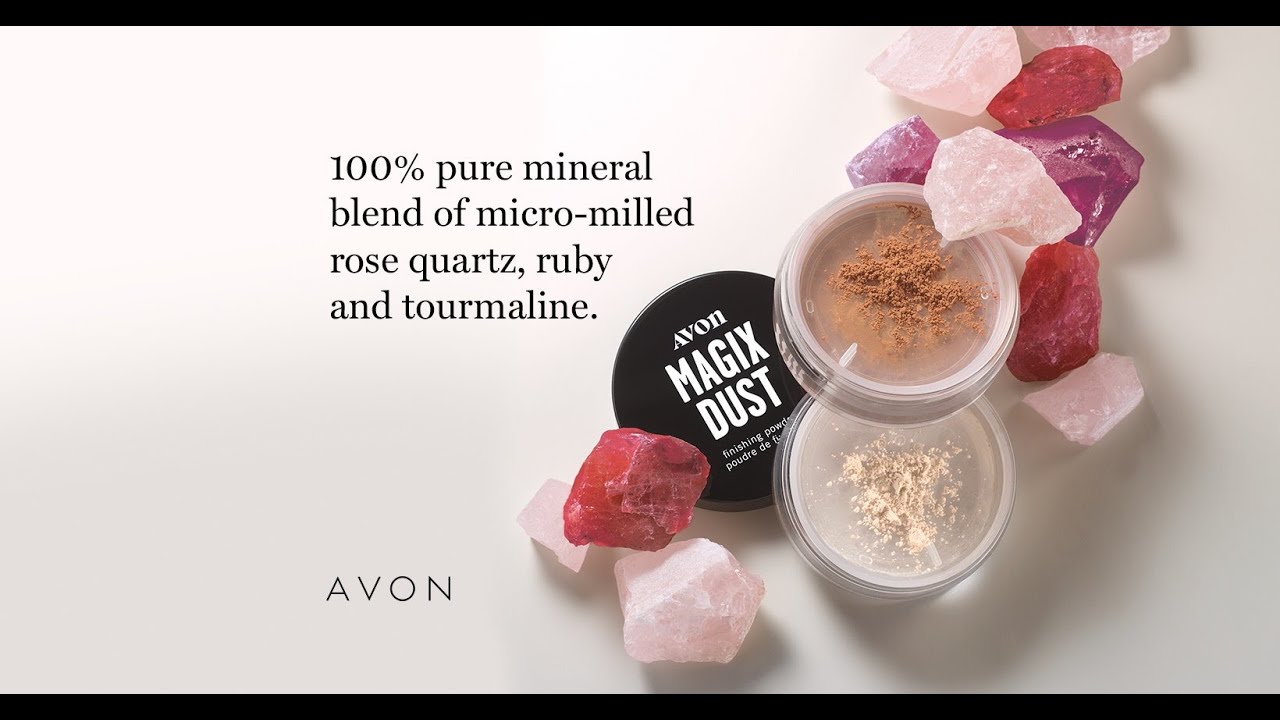 Avon - How To: "Bake"  Your Face With Magix Dust Finishing Powder (micro-milled crystals)