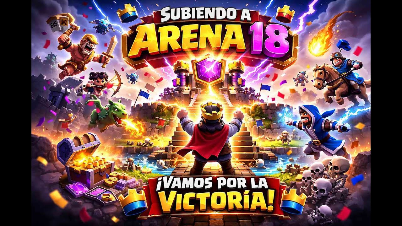 Subiendo a Arena 18 en Clash Royale