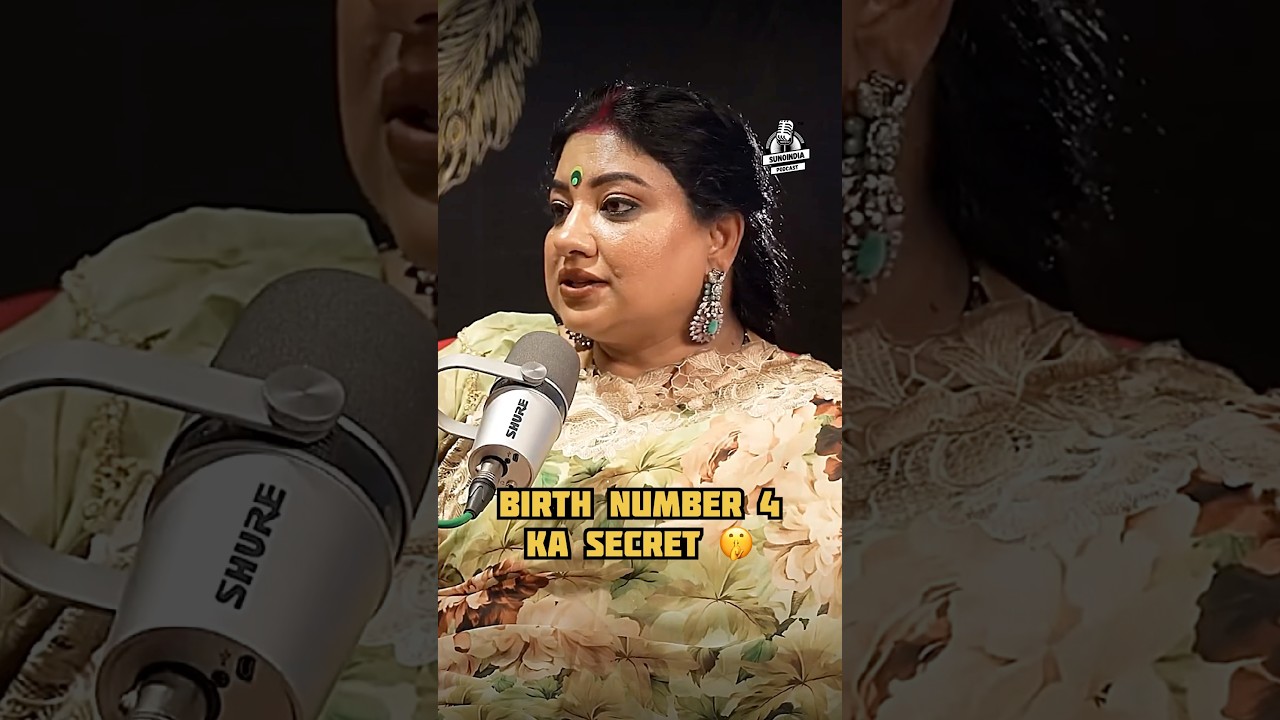 Birth Number 4 ka Secret 🤫  #numerology #number4 #hindipodcast