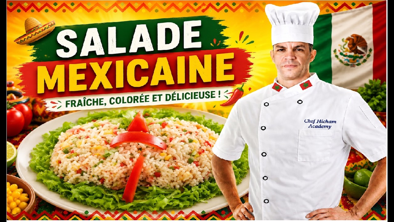 Salade Mexicaine Facile et Délicieuse | Recette Rapide et Économique مثل المطاعم