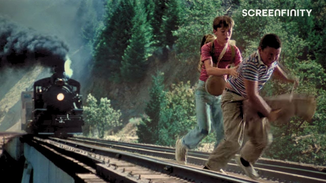 Running Across The Train Tracks | Stand By Me (1986) | Screenfinity