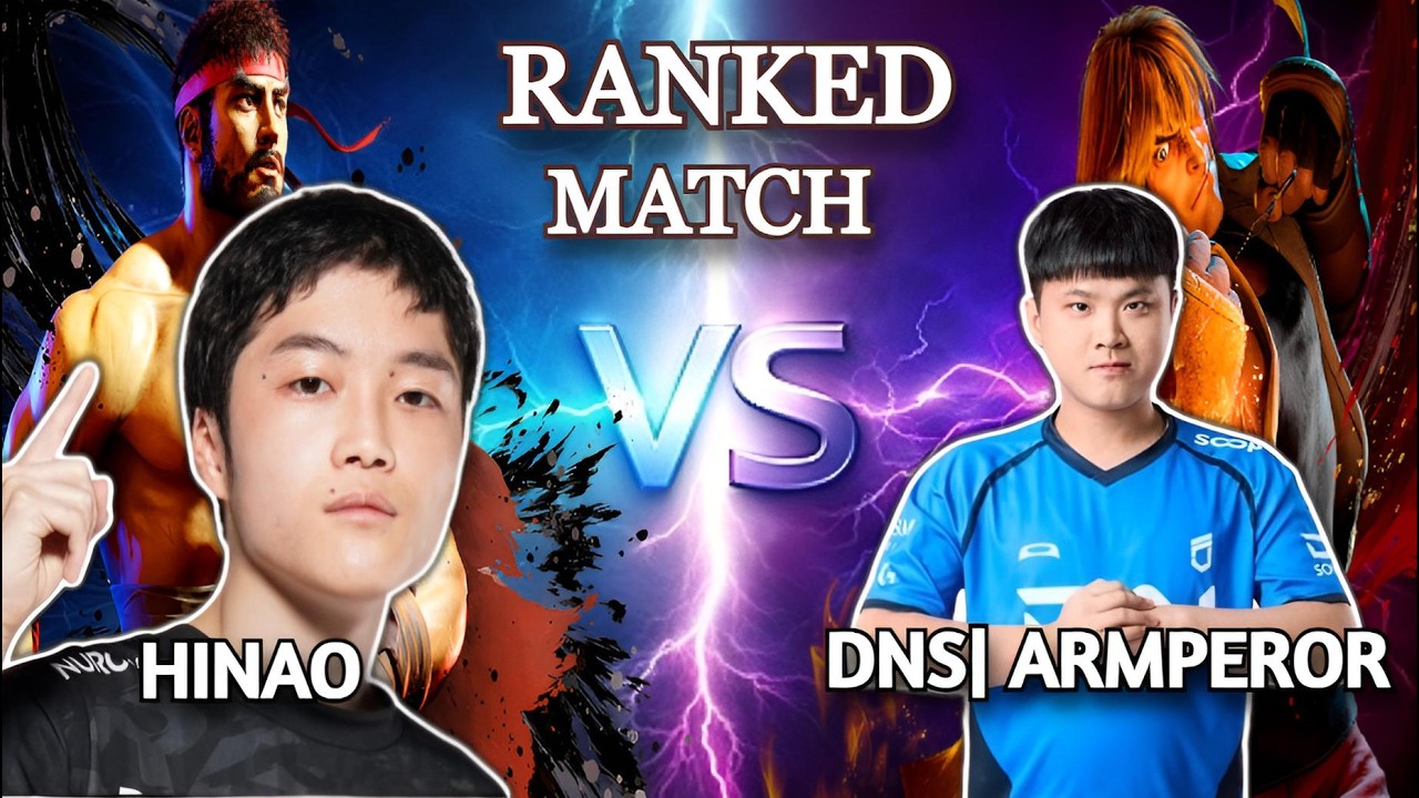 🔥SF6➤ HINAO (Ryu) Vs ARMPEROR (Ken) ➤ High Level RANKED🔥