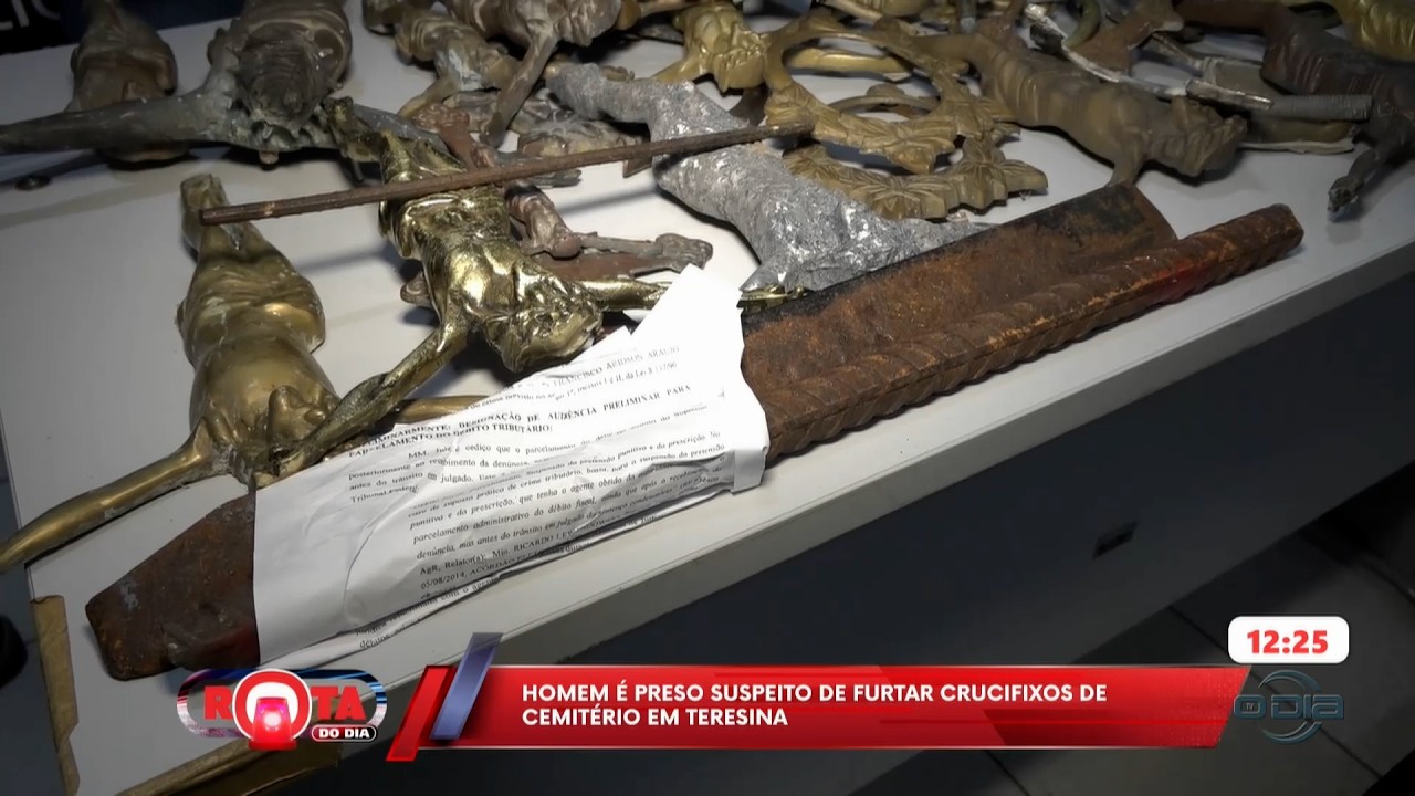 homem é preso suspeito de furtar crucifixos de cemitério em Teresina 18 03 2026