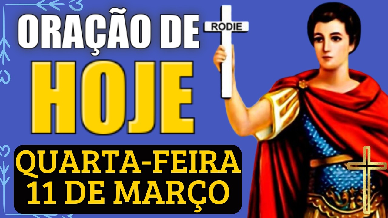 ORAÇÃO DE HOJE (11/03) A SANTO EXPEDITO | ORAÇÃO MILAGROSA A SANTO EXPEDITO PARA RECEBER UM MILAGRE!