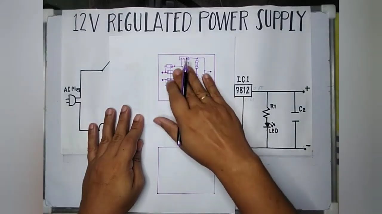 Manual PCB Designing Part 1 (Assembling 12V Regulated Power Supply)