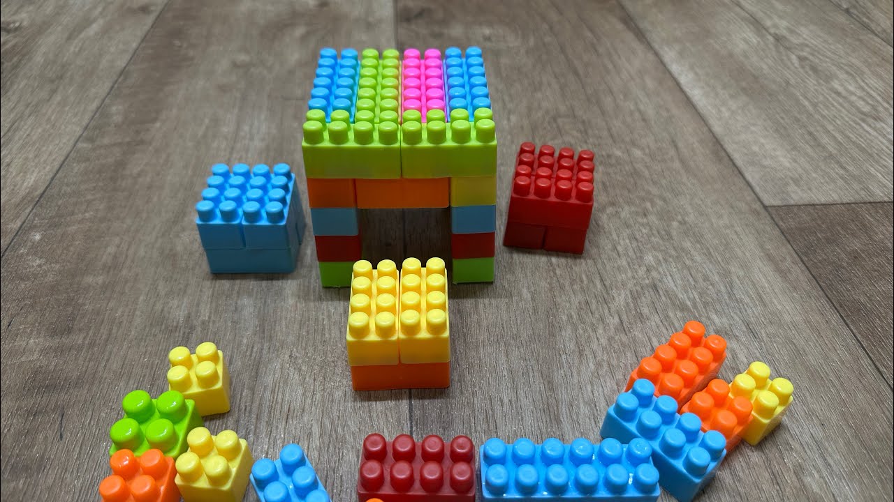 Satisfying DIY Dining table and chairs/ Building blocks/ Block game / Lego block #asmr #asmrsounds 