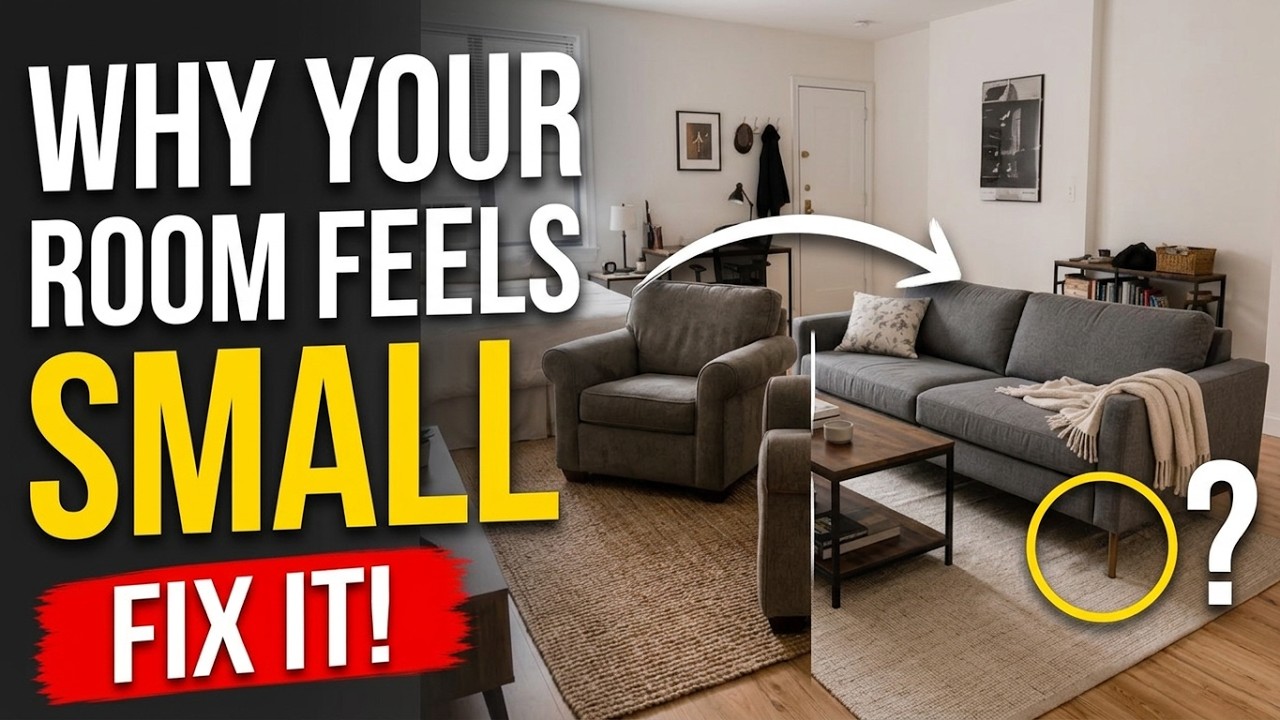 Why Your Living Room Feels Small (It's Not the Size)