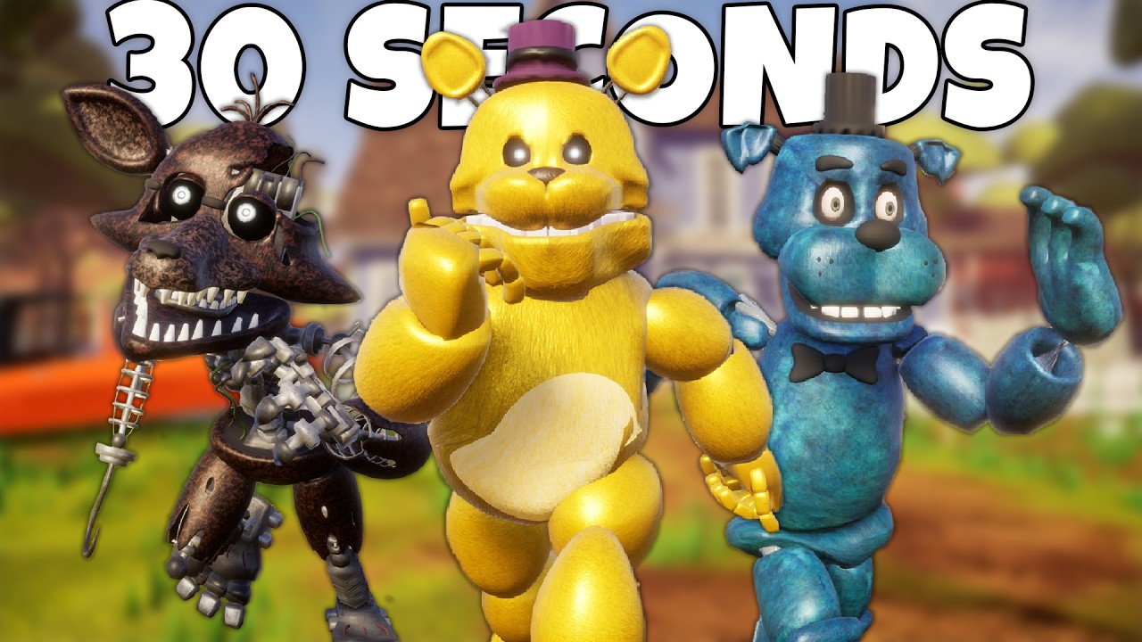 Hello Neighbor but Animatronics change every 30 Seconds