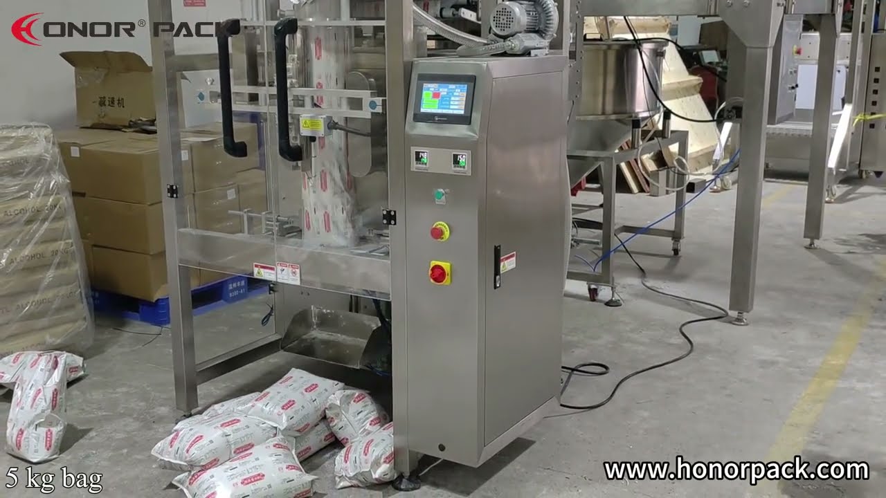 Automatic 1-5KG Flour Powder Packaging Machine_Gusseted Bag VFFS Machine @Saudi Arabia