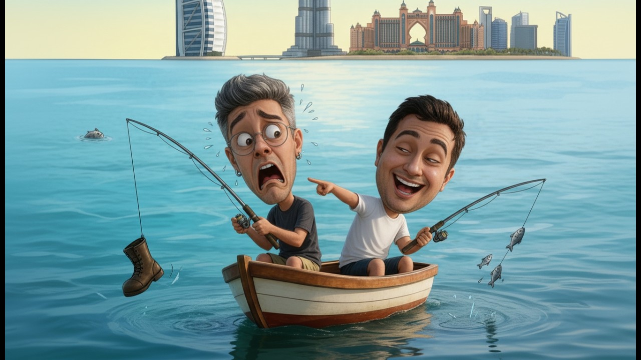 Dubai'de balık tutmaya gittik - Başımıza neler geldi ?