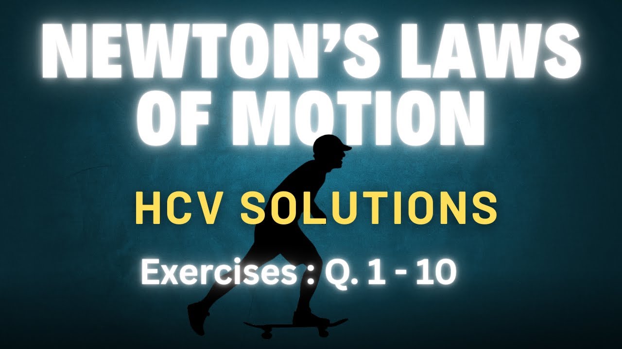 HC Verma Solutions: Newton's Laws Q1-10 MCQ Step-by-Step | JEE/NEET Physics