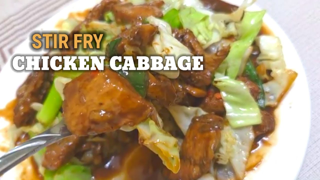 20 MINUTES I STIR FRY CHICKEN WITH CABBAGE l EASY ^ SIMPLE