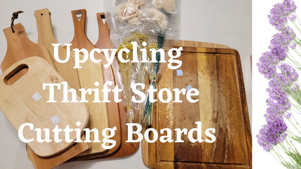 Thrifted Cutting boards | Upcycling Home Decor