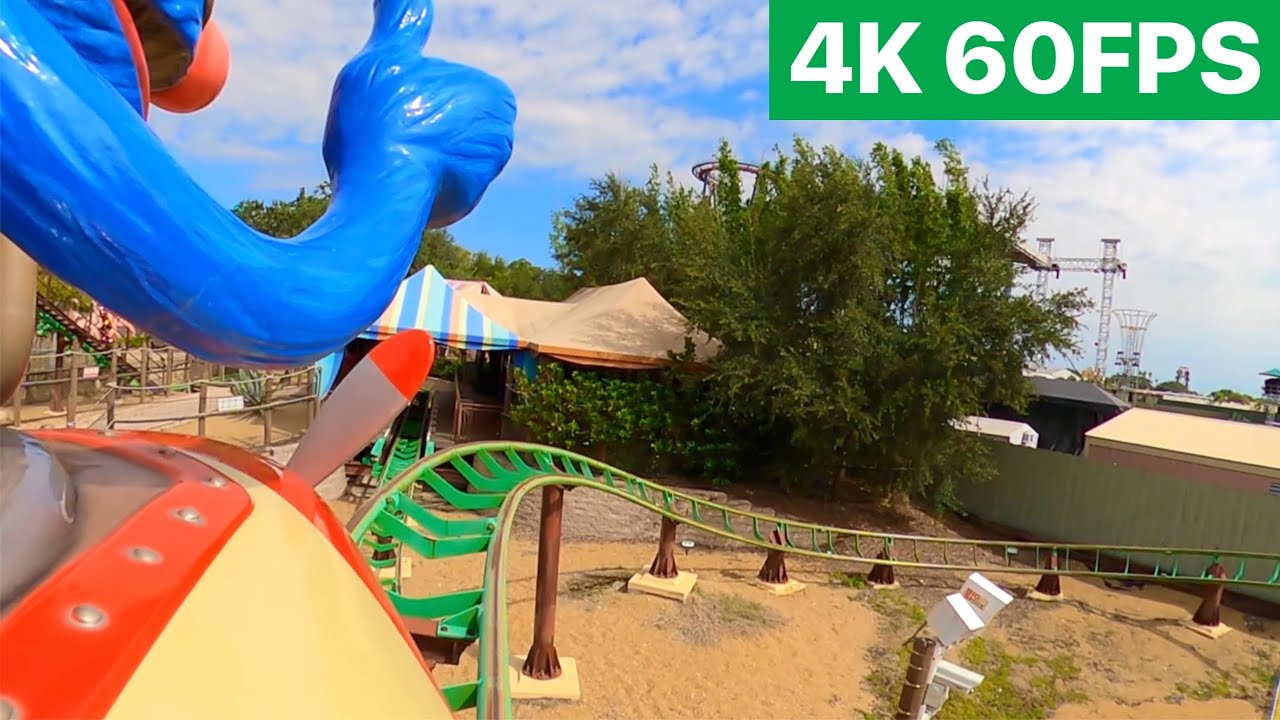 Air Grover (4K Front Seat POV)- Busch Gardens Tampa, Tampa, FL