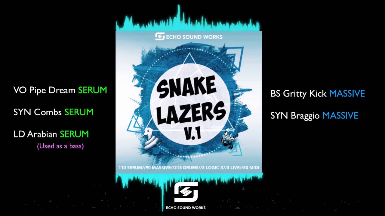 Echo Sound Works Snake Lazers V.1 - NI Massive & Serum
