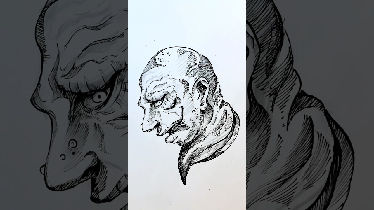 Quick Manga Drawing #anime #drawing #art #animeeart #manga #shorts #howtodraw