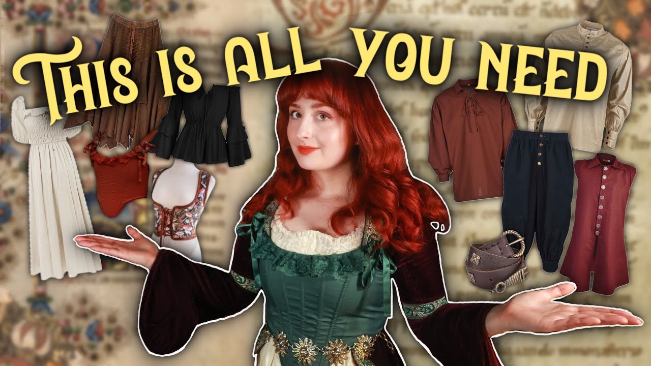 ⚔️ How to Build a Fantasy Capsule Wardrobe From Scratch! Maximize Your Ren Faire Outfits!