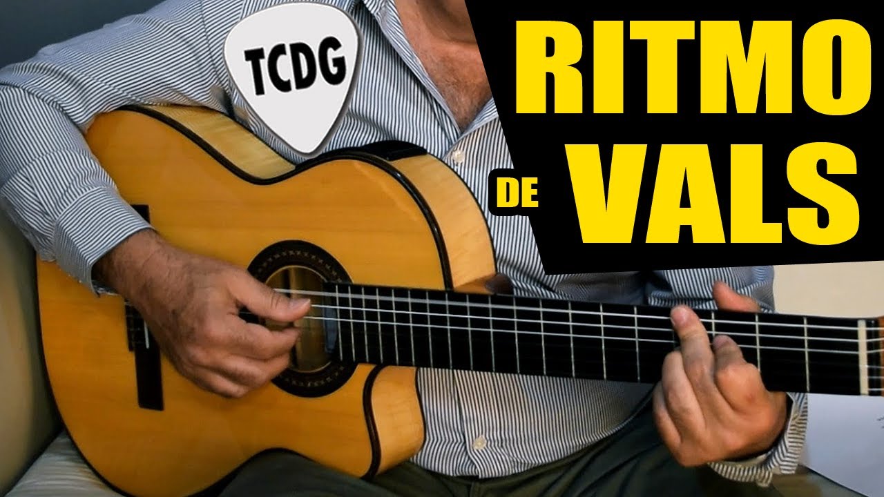 Como tocar el RITMO DE VALS muy fácil en Guitarra Criolla (Acústica) para Principiantes