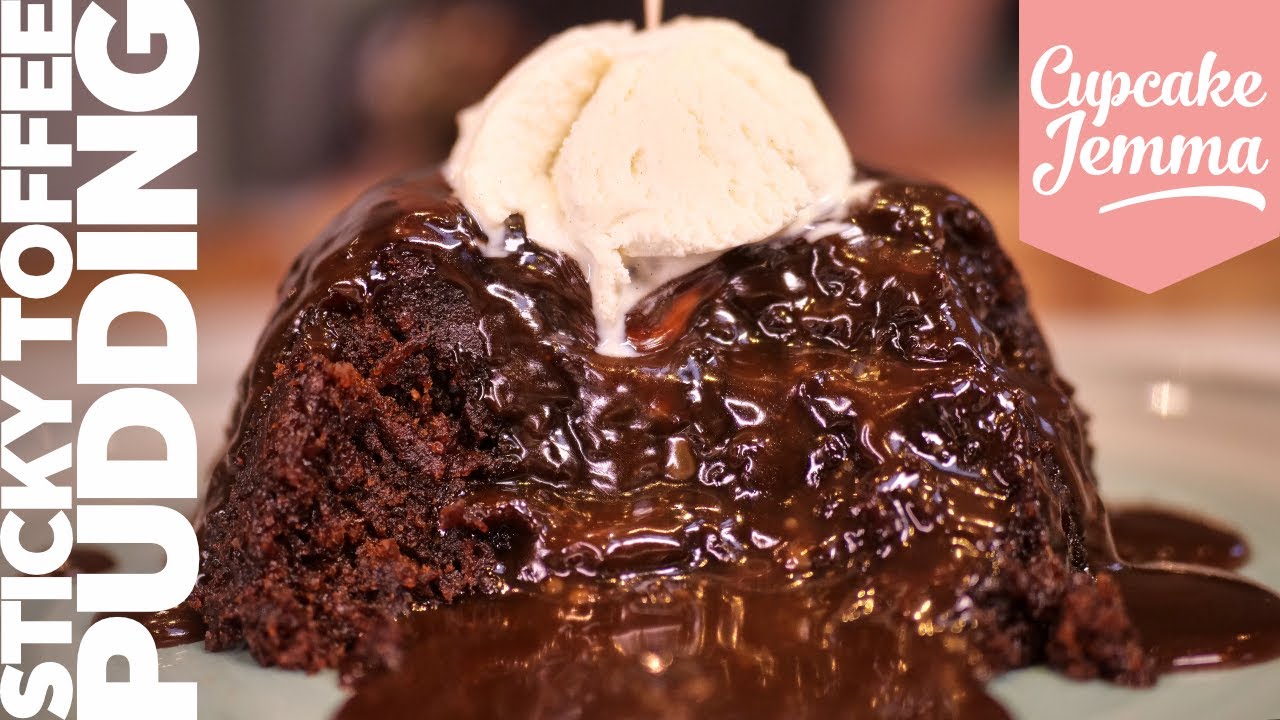 Steamed Sticky Toffee Pudding Recipe & Tutorial | Cupcake Jemma