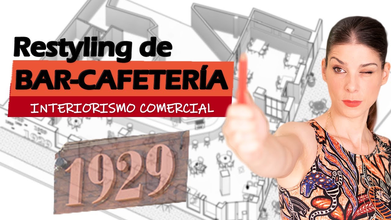 Diseño de interiores de BAR 🍹. Como presentar el PROYECTO al CLIENTE.