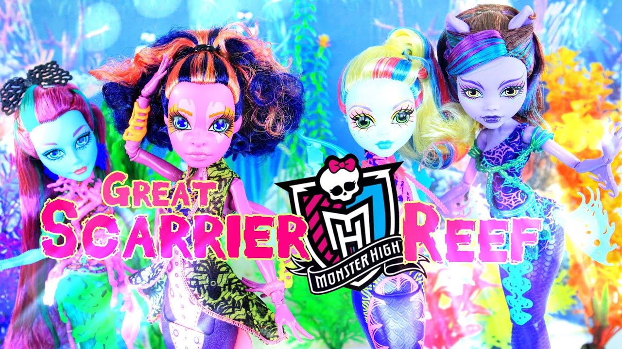 Doll Review: Monster High Great Scarrier Reef - 4K
