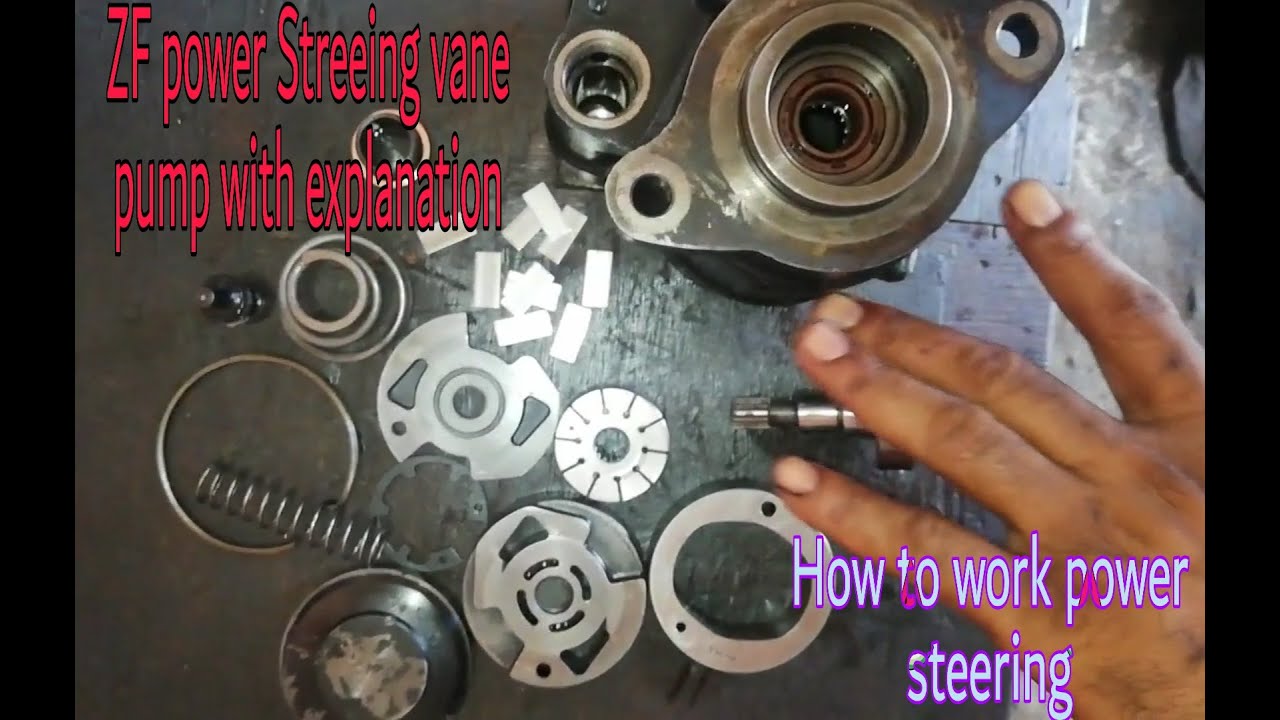 ZF power Streeing vane pump dismantling and assembling with explanation.