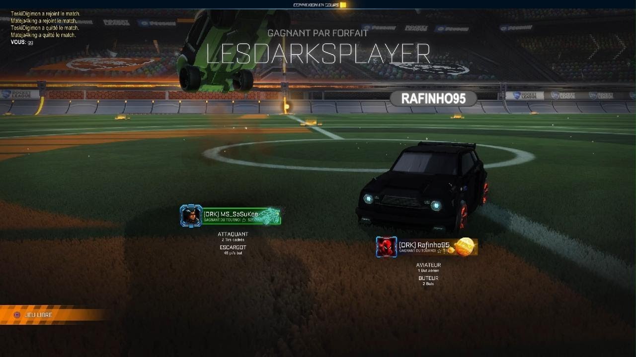 2v2 rocket league (ça ne C'est pas passer comme prévu a la fin)