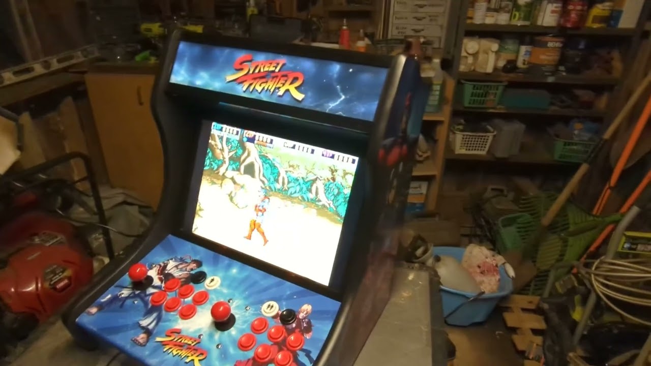 Street Fighter Themed Bartop Arcade Machine