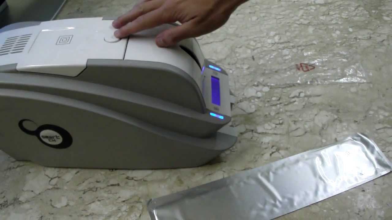 Impressora SMART CH - Limpeza (Cleaning the Smart ID card Printer) SMART-50S