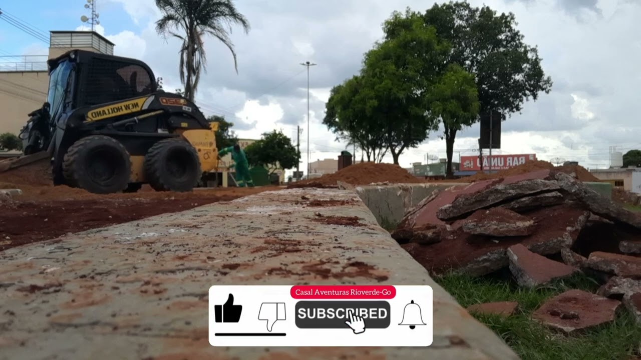 ONTEM O TRABALHO FOI AQUI DIRETO DA PRAÇA DA BTC NA AVENIDA PAUZANE EM RIOVERDE-GOIAS 
