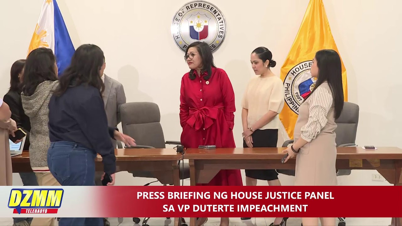 LIVE: House panel holds press briefing on VP Duterte impeachment | DZMM Teleradyo (04 March 2026)