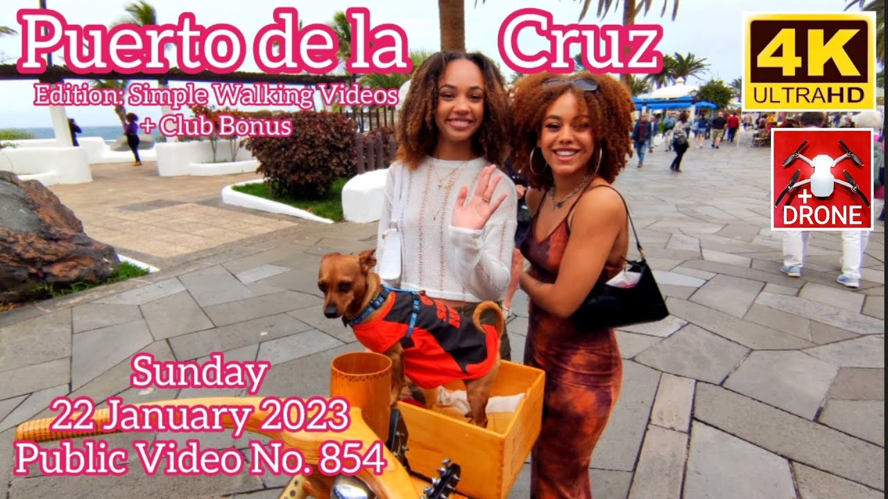 TENERIFE 🏝️ Puerto de la Cruz Canary Islands 22 January 2023 Teneriffa Kanarische Inseln Canarias
