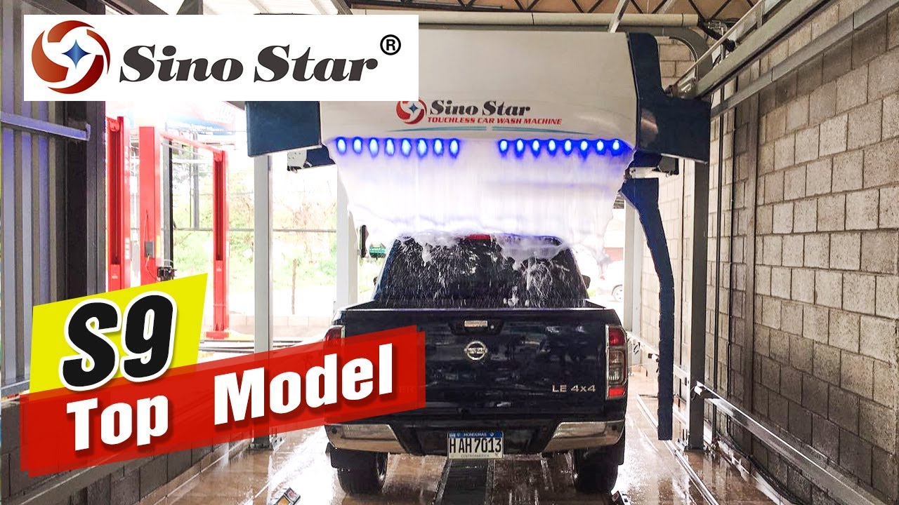 Sino Star touch free car wash machine S9 in Australia!