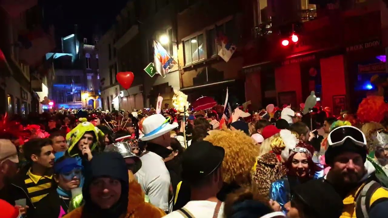 Sfeerbeeld beestenmarkt Carnaval Halle 2025