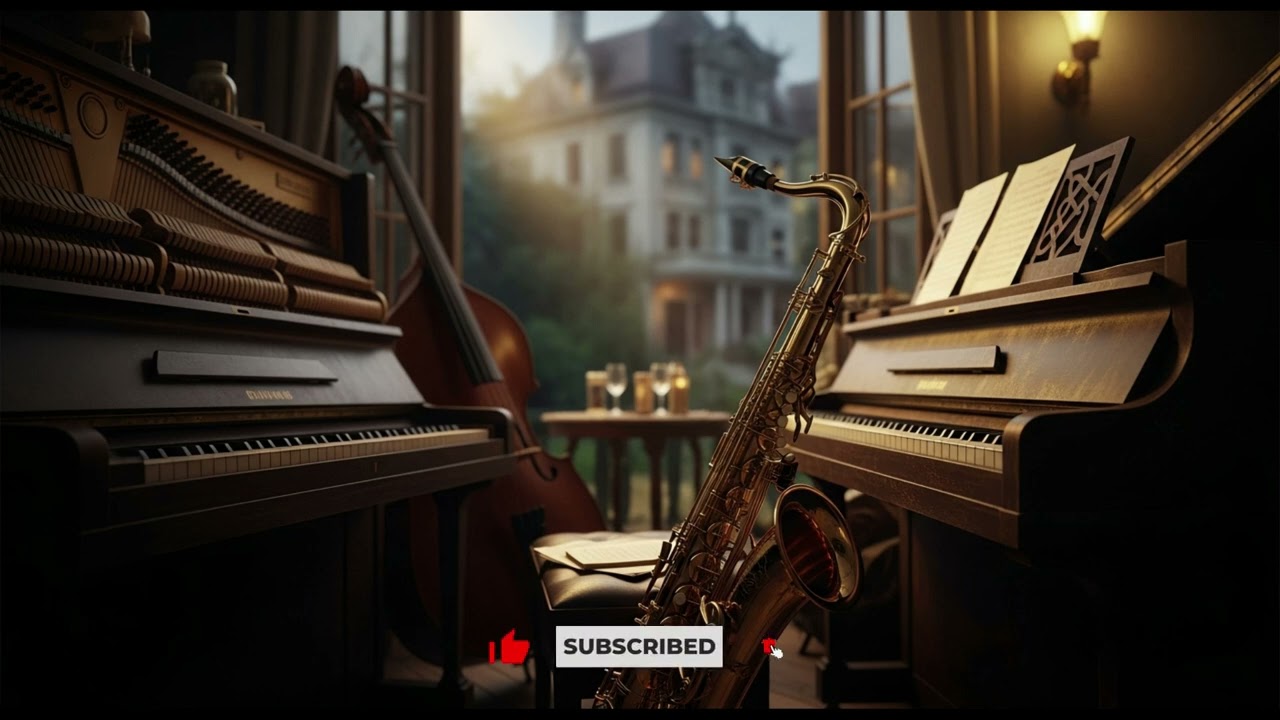 Classic Smooth Jazz Piano & Sax | Elegant Night Lounge Music