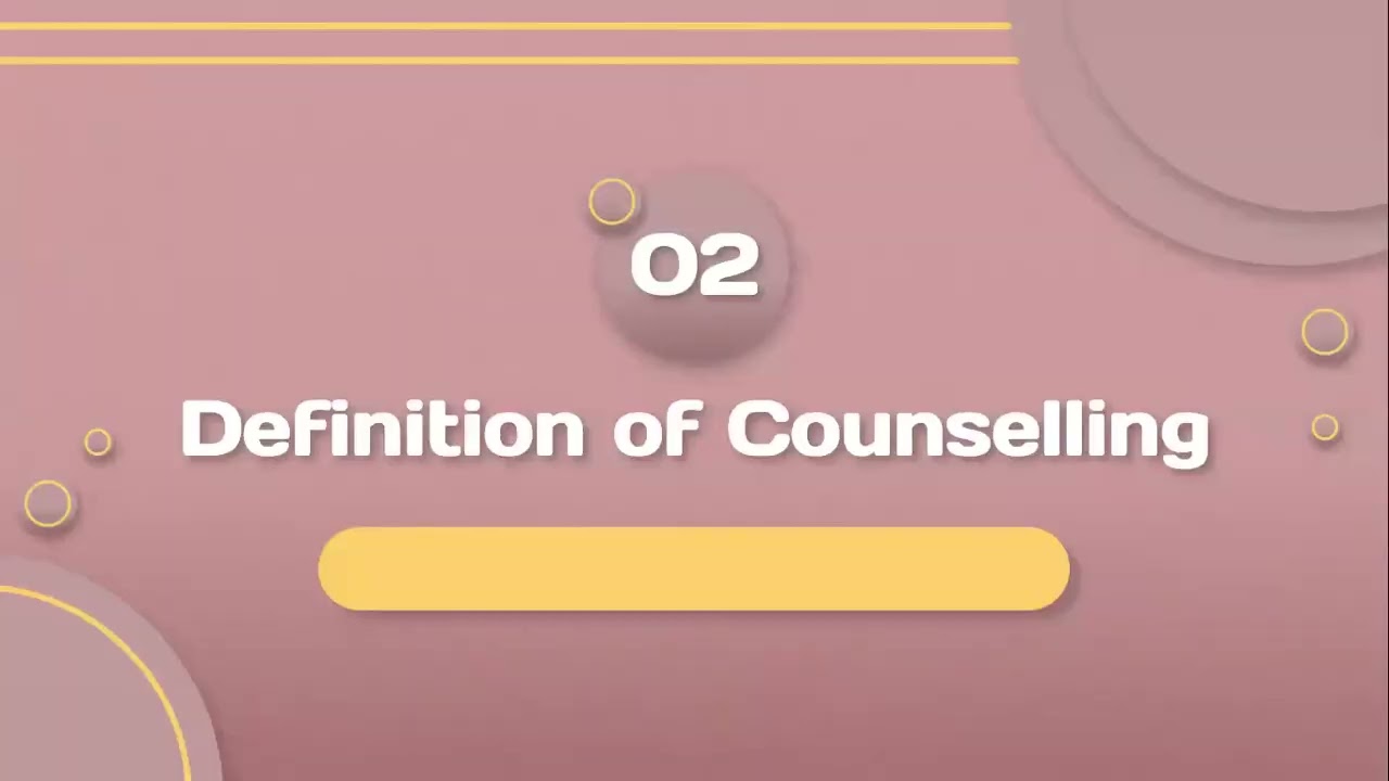 Module 1.2 Concept of Counselling