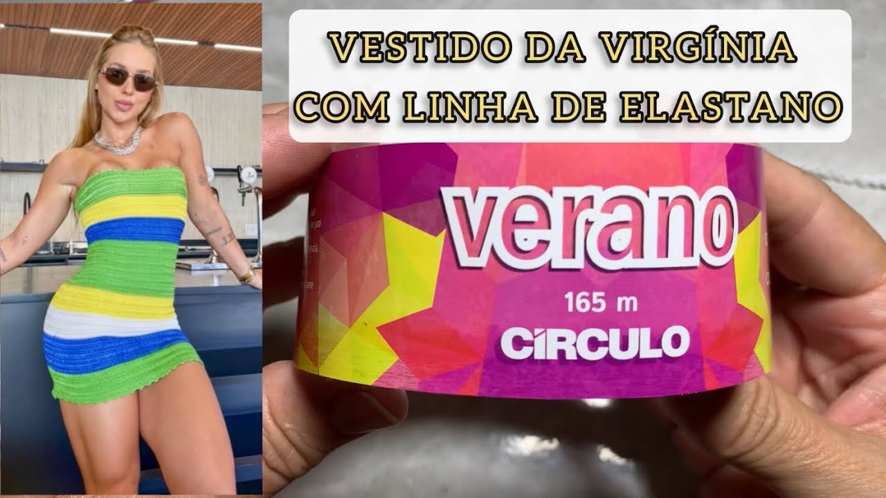 Vestido da Virgínia com linha Verano da círculo 