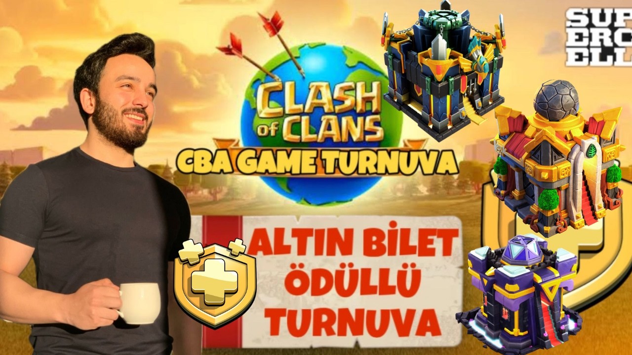 TH15 - TH16 - TH17 ALTIN BİLET ÖDÜLLÜ TURNUVA I ESPOR MOD - Clash of Clans