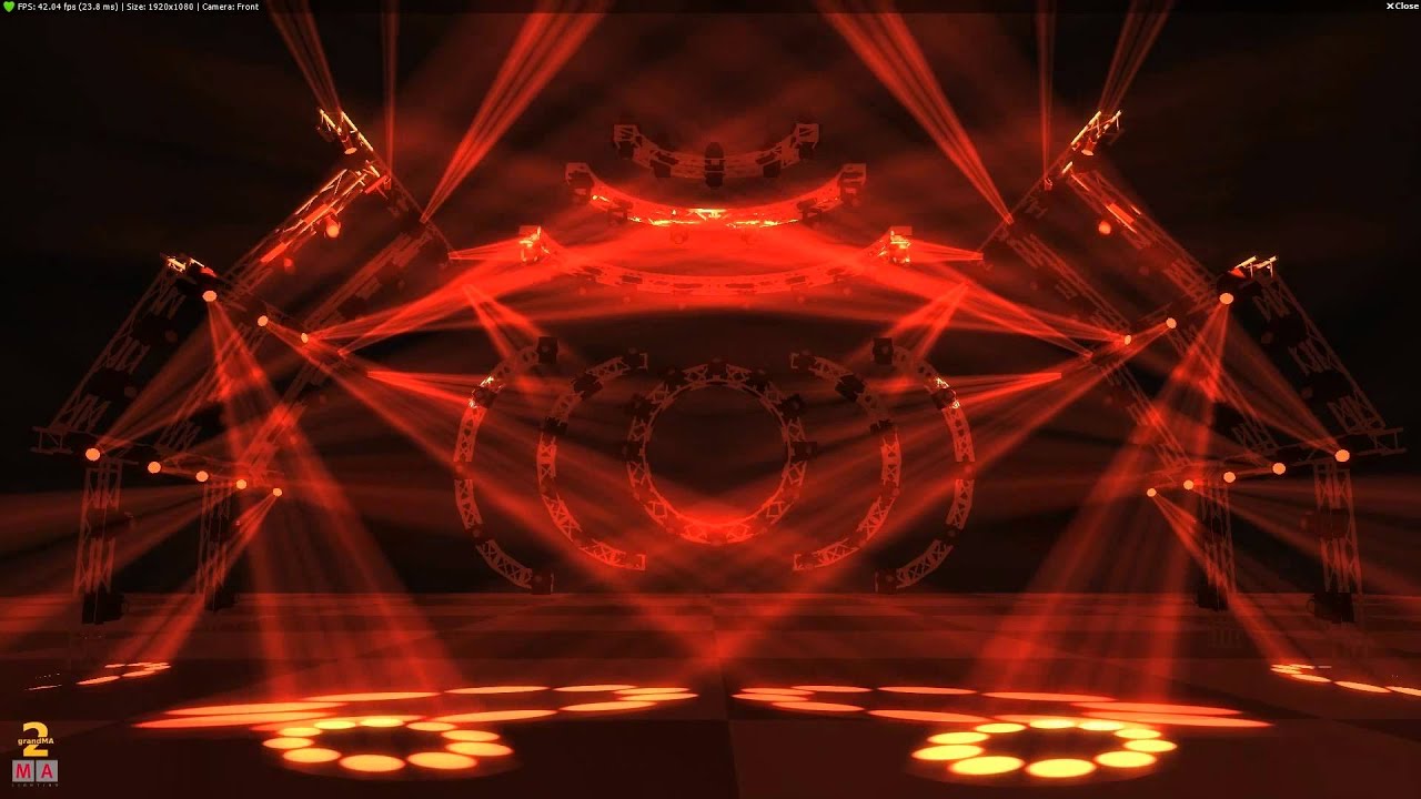 grandma2 3D Light show music (Clarity)