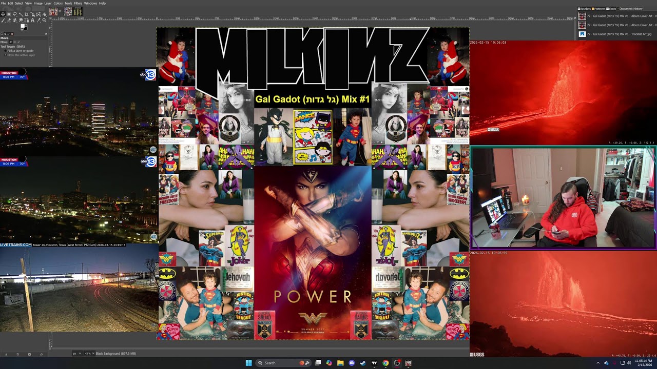 Milkins Live 🎚️ MIX ARTWORK: Gal Gadot (גל גדות) Mix #1 | Desktop View #5
