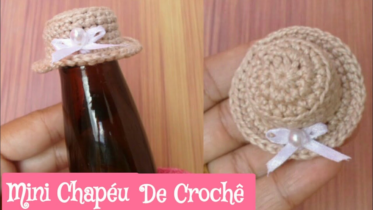 Mini Chapéu de Crochê