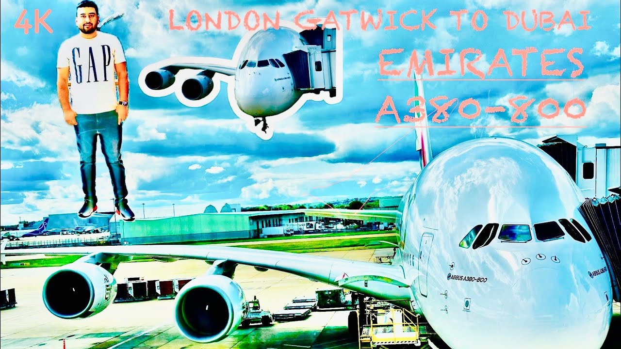 Emirates 🇦🇪 flight from London Gatwick to Dubai #travel #dubai #emirates
