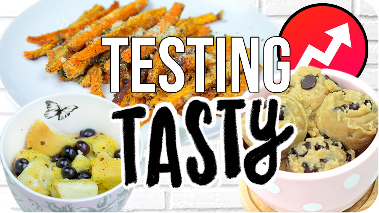 Testing Tasty/Buzzfeed: No Effort Recipes! Edible Cookie Dough, Carrot Fries & Mug French Toast!