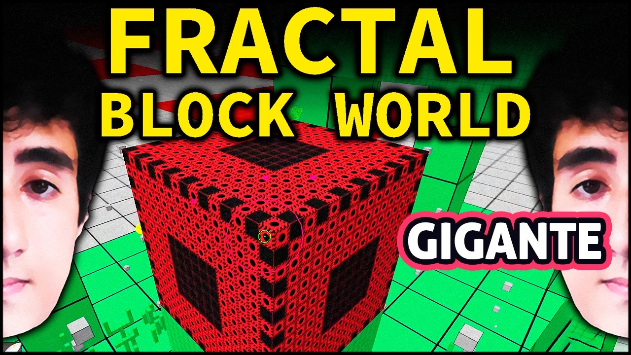 Felps DIMINUINDO MUITO em Fractal Block World 🌀