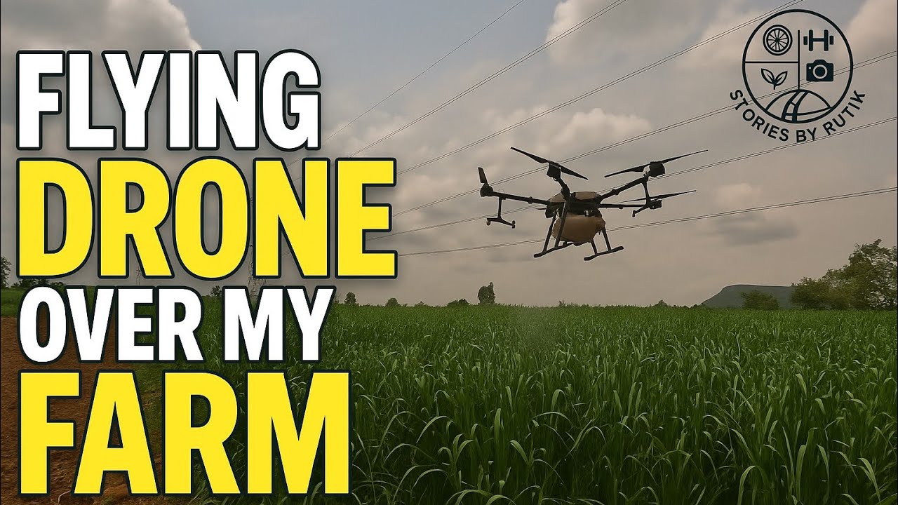 Drone Spraying on My Sugarcane Farm | Smart Farming Results in Just Days! 🚁🌱| 4K