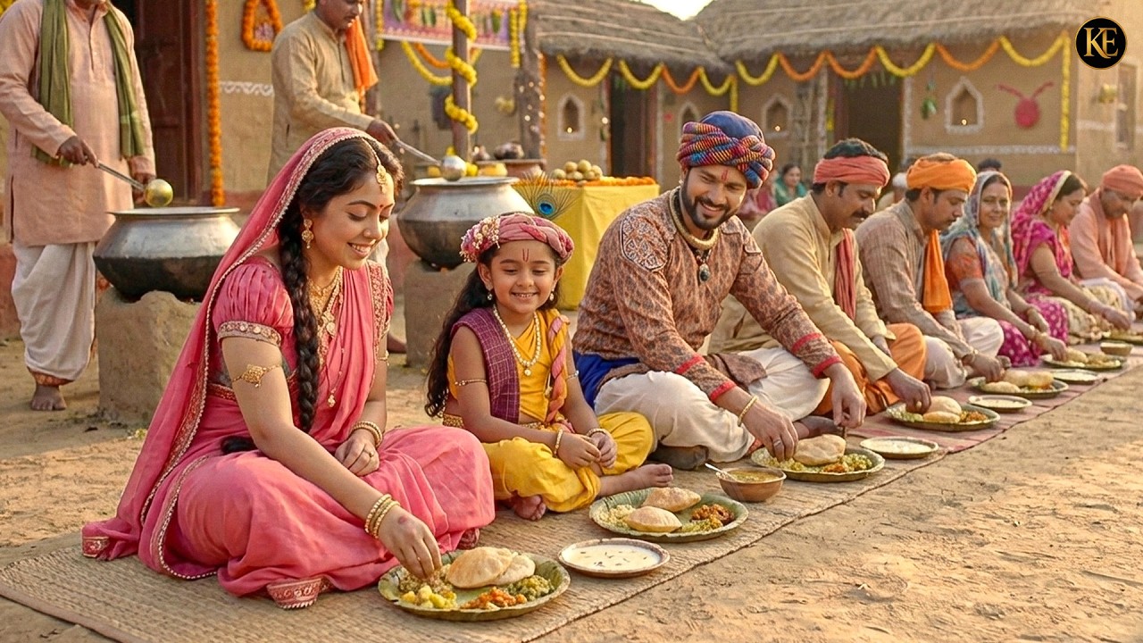 गोकुल में खुशियों का भंडारा | कान्हा की प्यारी मुस्कान | Yashomati Maiyaa Ke Nandlala