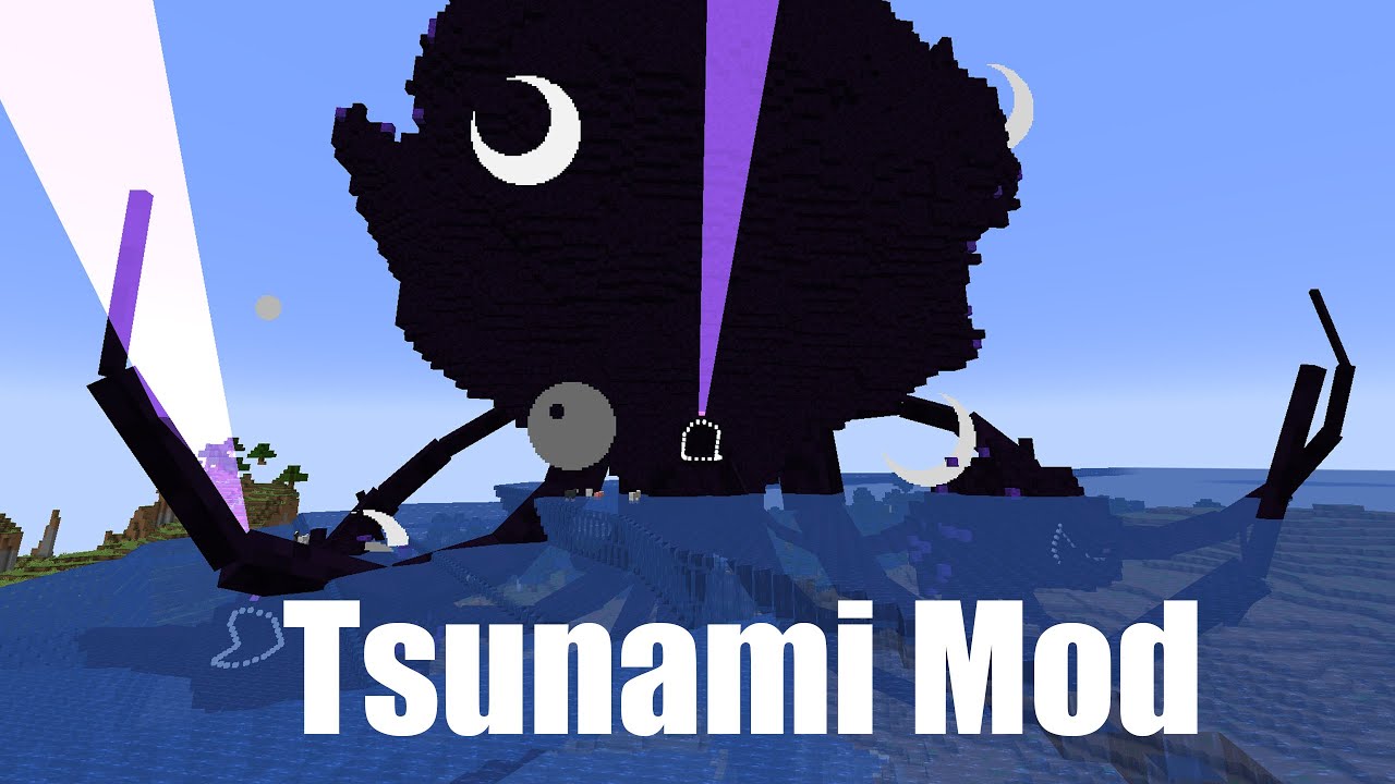 Wither Storm vs BIGGEST Tsunami in Minecraft
