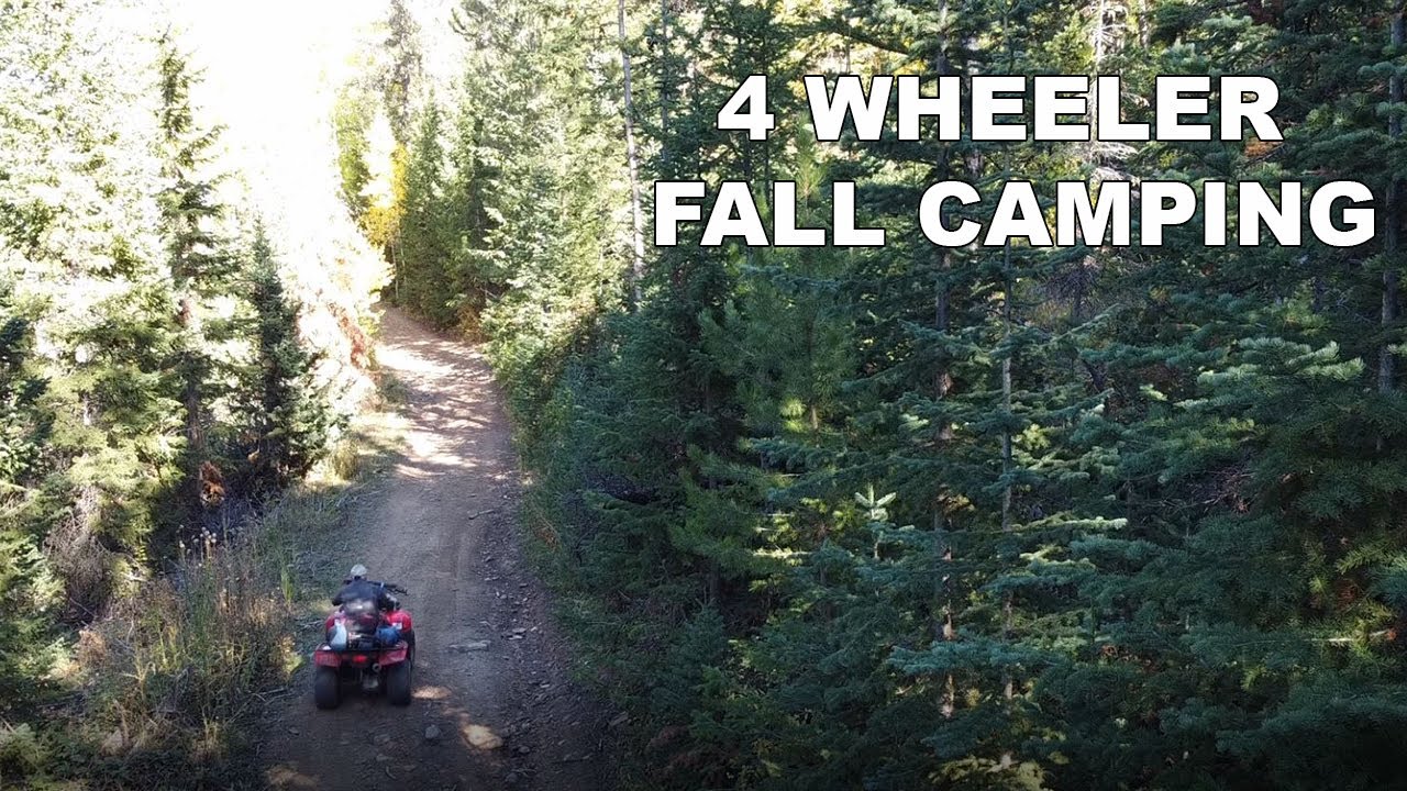 4 WHEELER HAMMOCKING CAMPING and Photographing Fall Forests