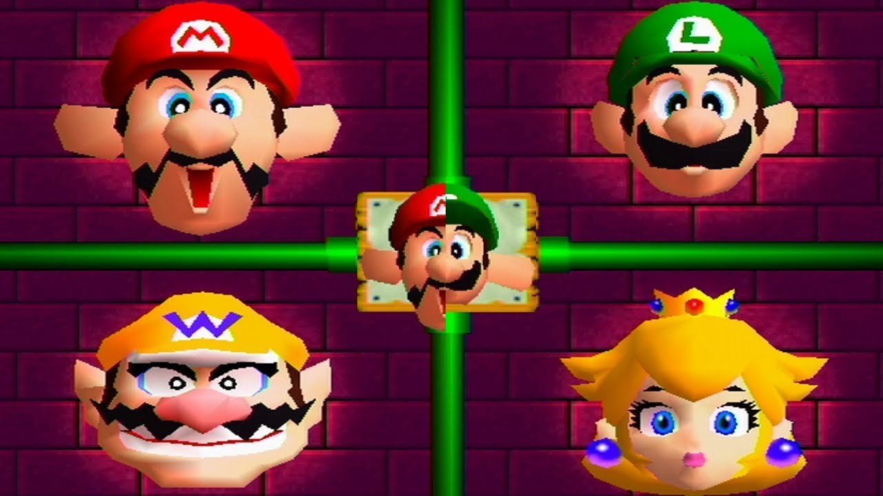 Mario Party 2 - All Brainy Minigames